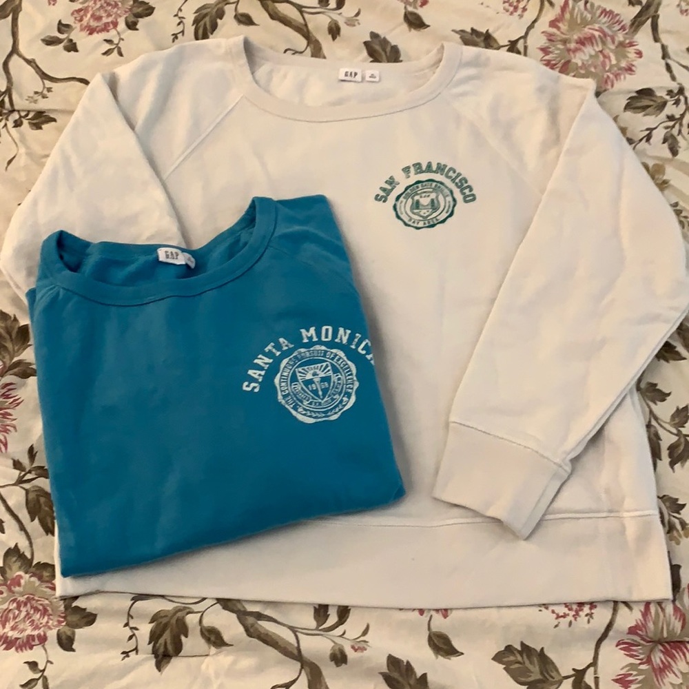 Two Gap women’s XL sweatshirts, NWOT